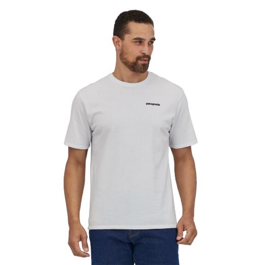 Bilde av Patagonia M P-6 Logo Responsibili-Tee Hvit
